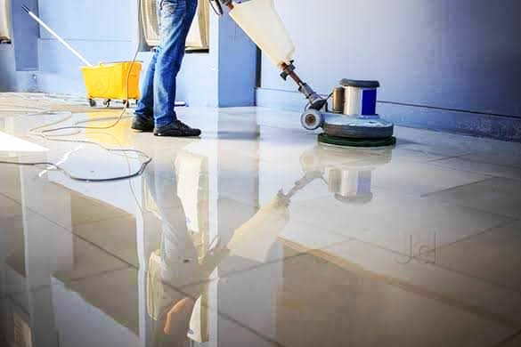 Mosaic Floor Polishing